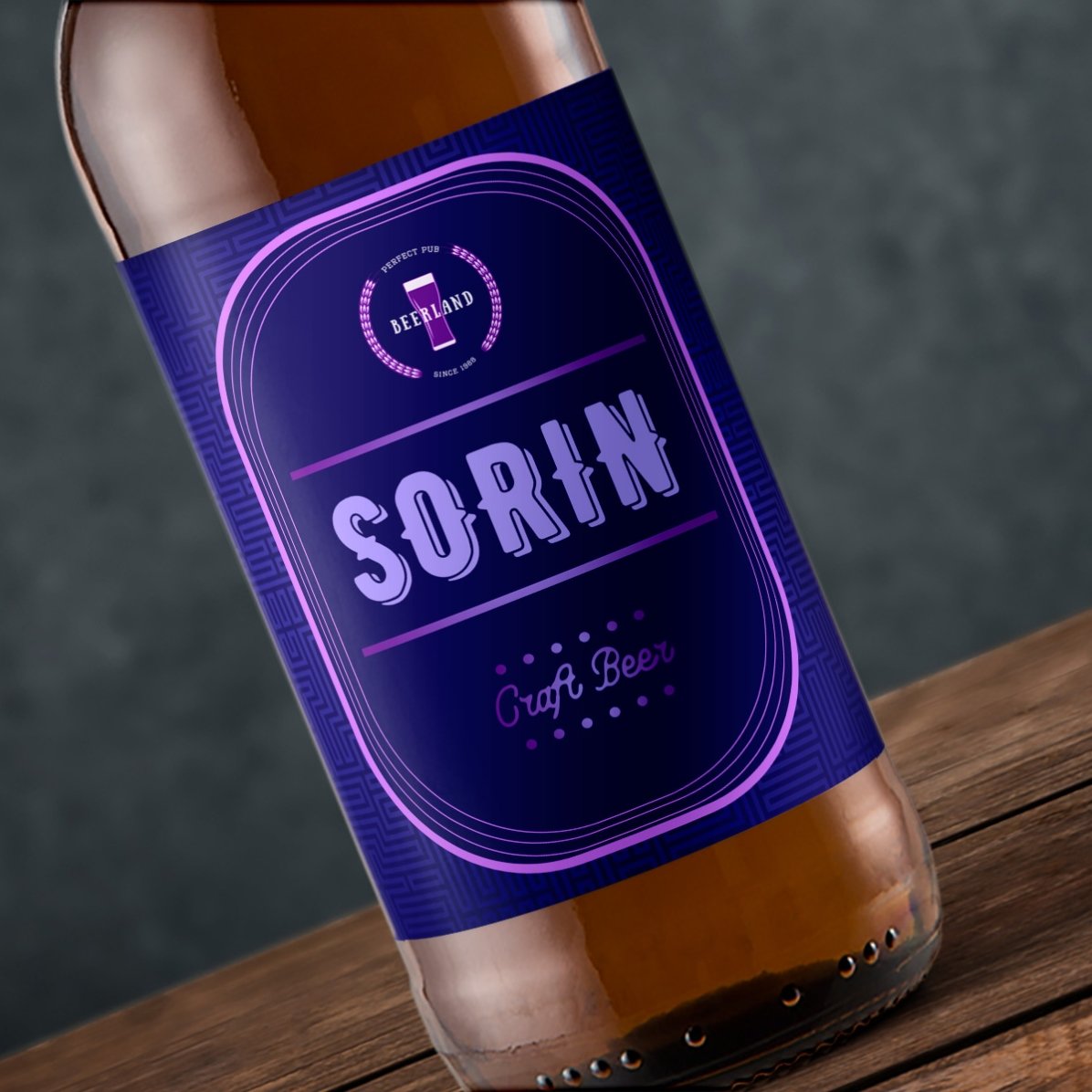 Bere personalizată cu nume 