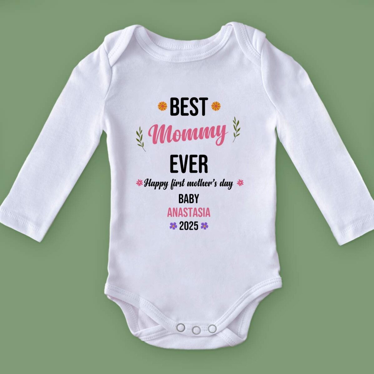 Body pentru copii personalizat cu mesaj - Mother