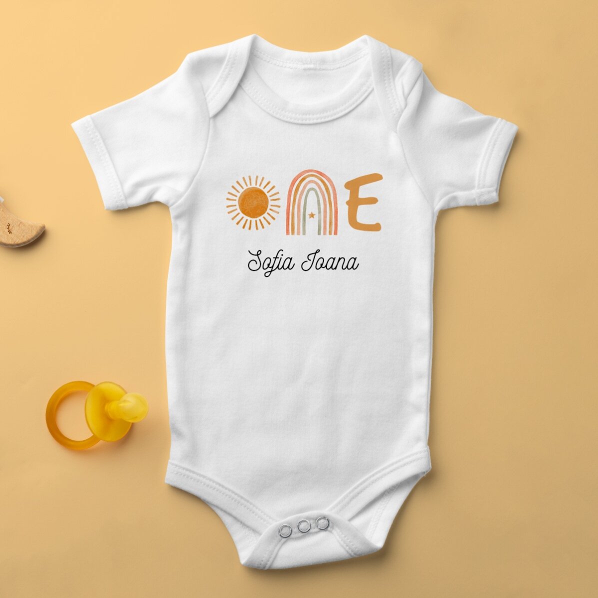 Body pentru copii personalizat cu nume - ONE