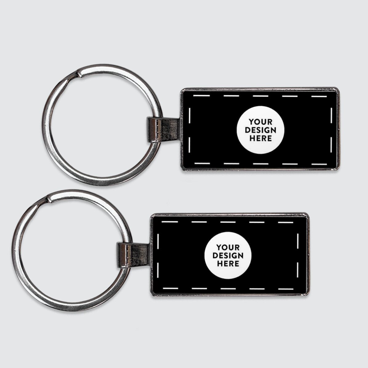 Breloc personalizat cu grafica ta față-spate