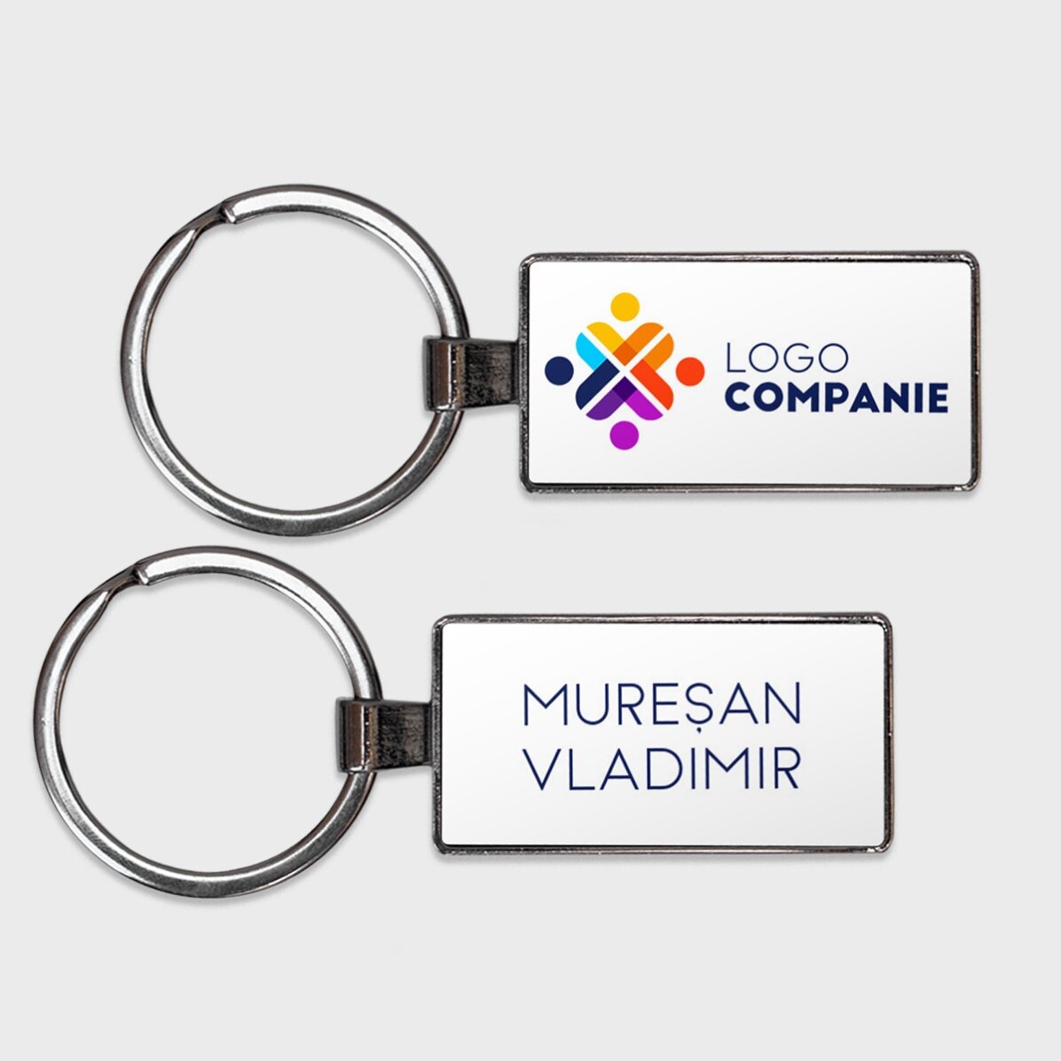 Breloc personalizat cu logo și nume