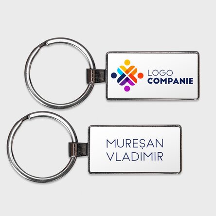 Breloc personalizat cu logo și nume