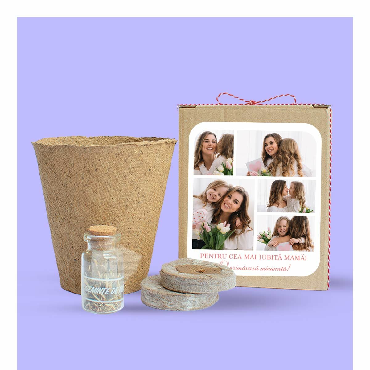 Gifts with personalised plantable kits