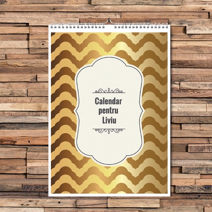 Calendar personalizat - cu pozele tale in culori