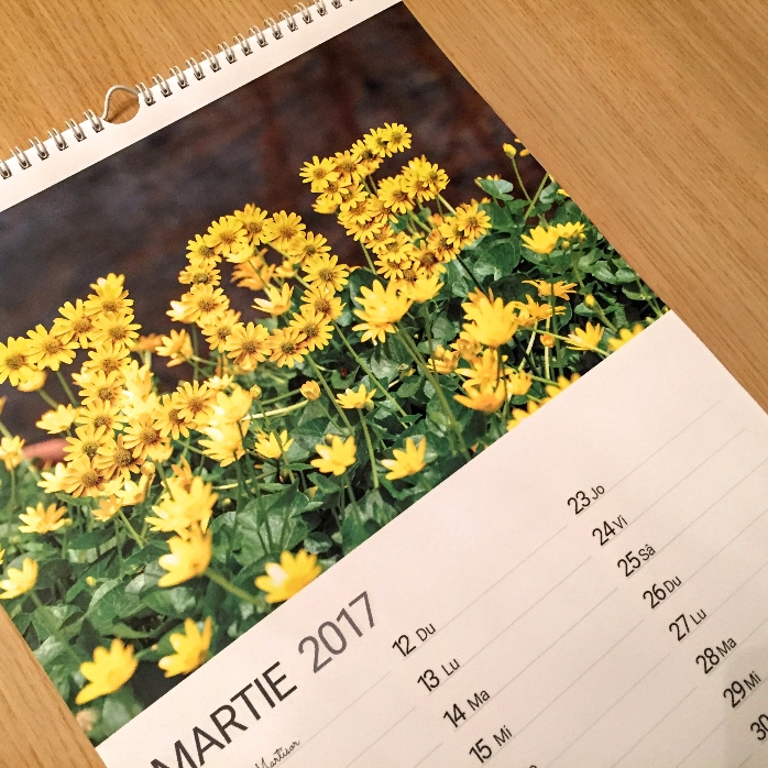 Personalised calendar - first edition