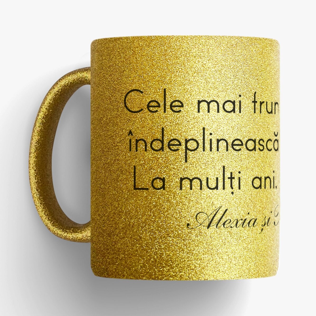 Cană personalizată cu text