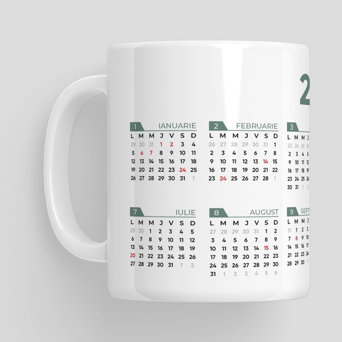 Mug with message - Calendar