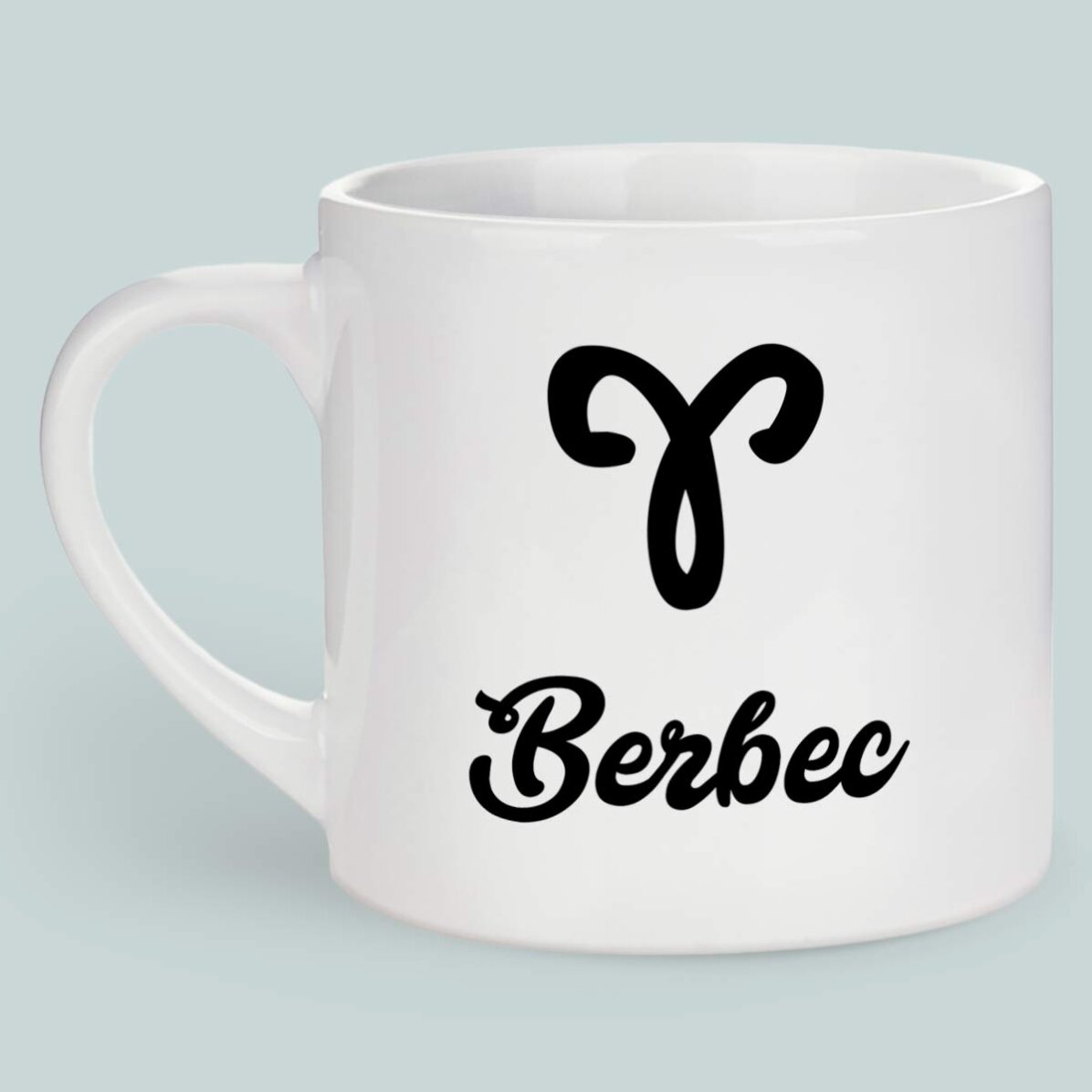 Cană espresso personalizată cu poză și text - Zodie