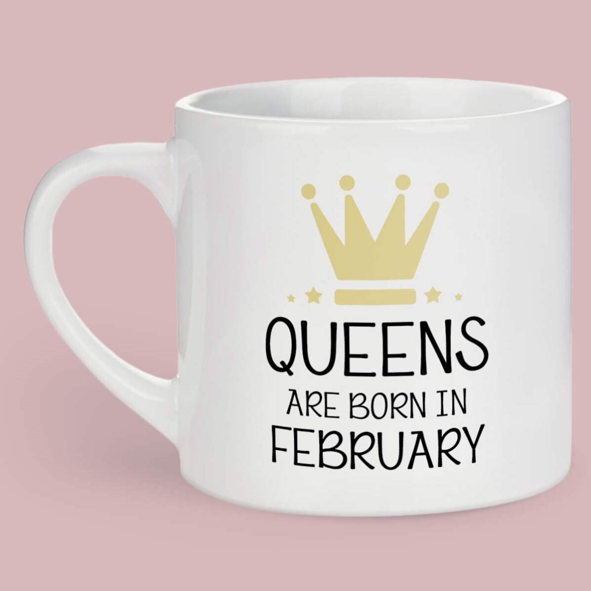 Cană espresso personalizată cu text - Queens