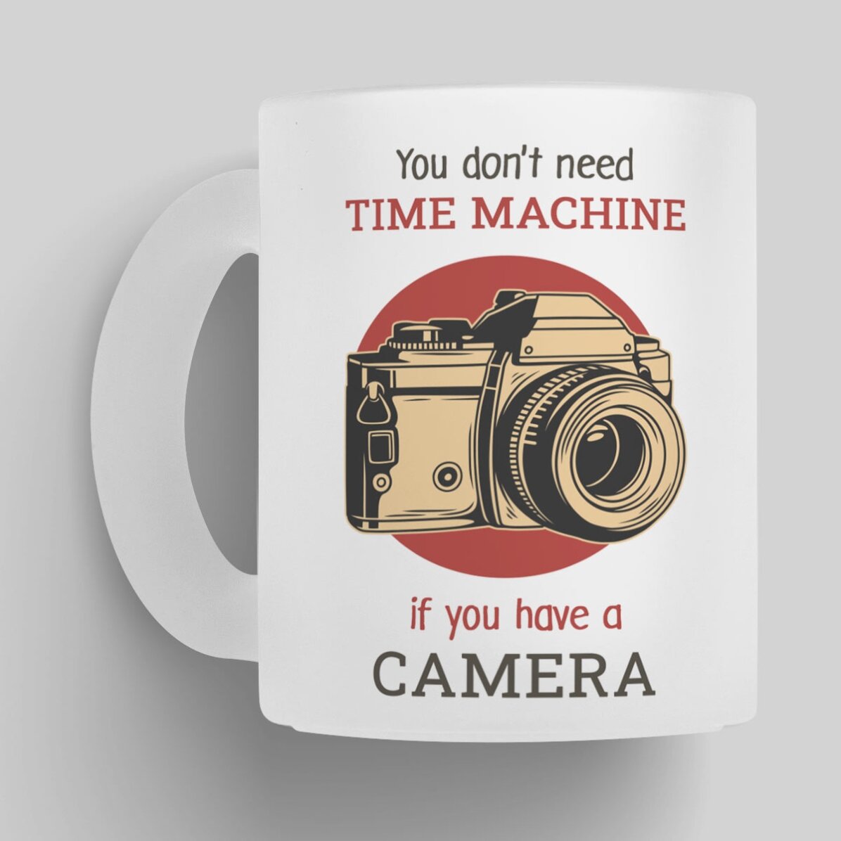 Cană mată personalizată cu text - Fotograf