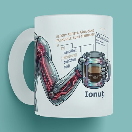 Personalised mug with text - Programmer