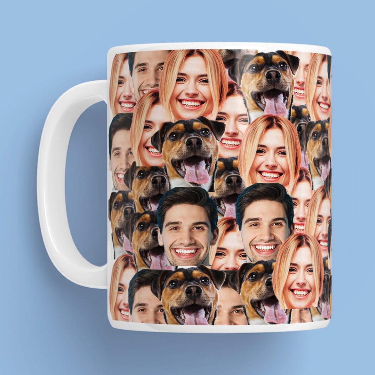 Cană personalizată cu colaj de 3 poze