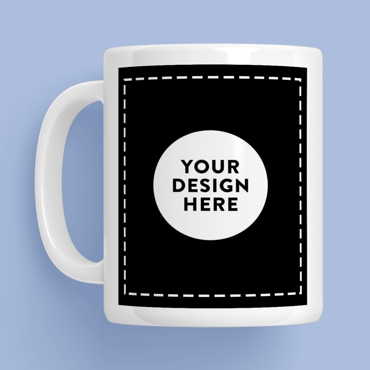 Personalised mug with your design on both sides