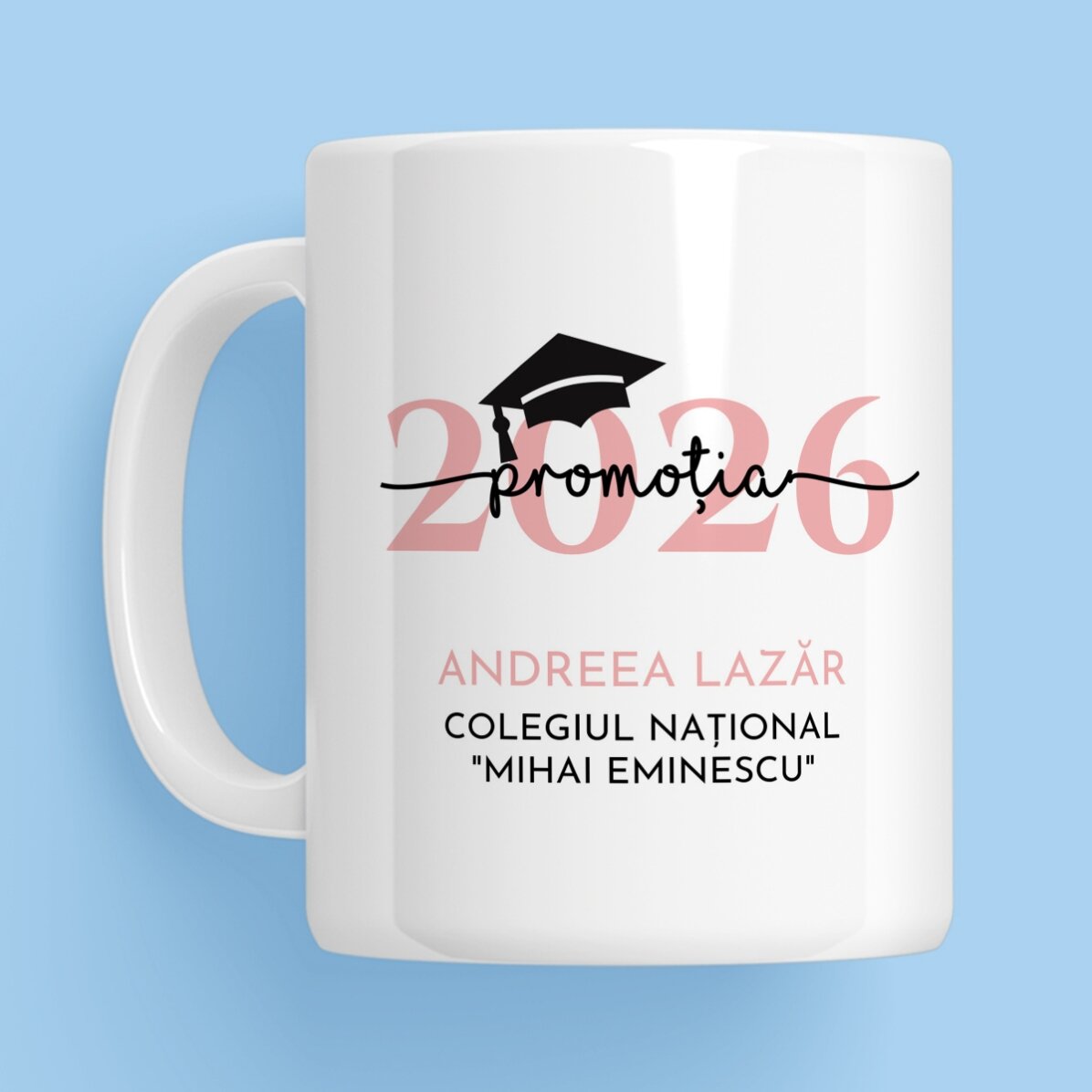 Personalised mug with message - Graduation