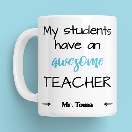 Cană personalizată cu mesaj - Awesome