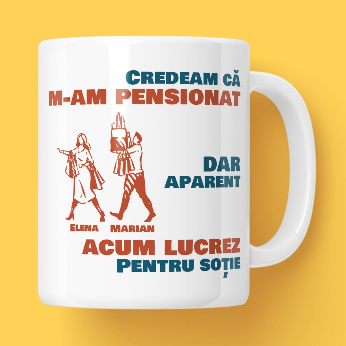 Personalised mug with message - I thought I had retired