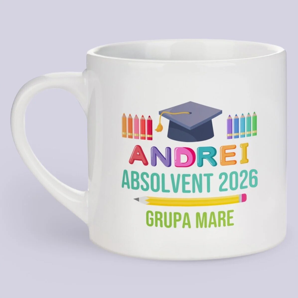 Personalised mug with message for children - Graduation