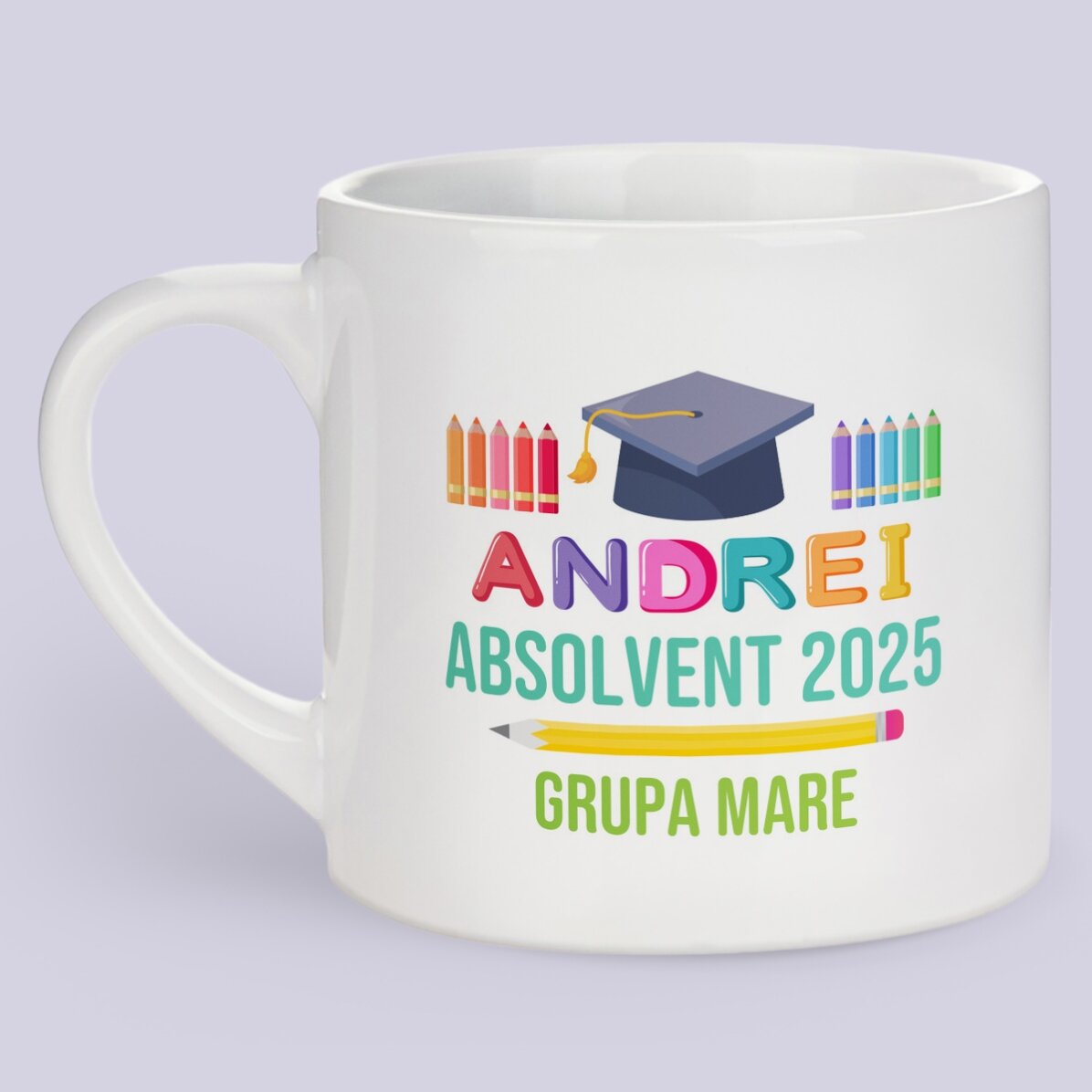 Cană personalizată cu mesaj pentru copii - Absolvire