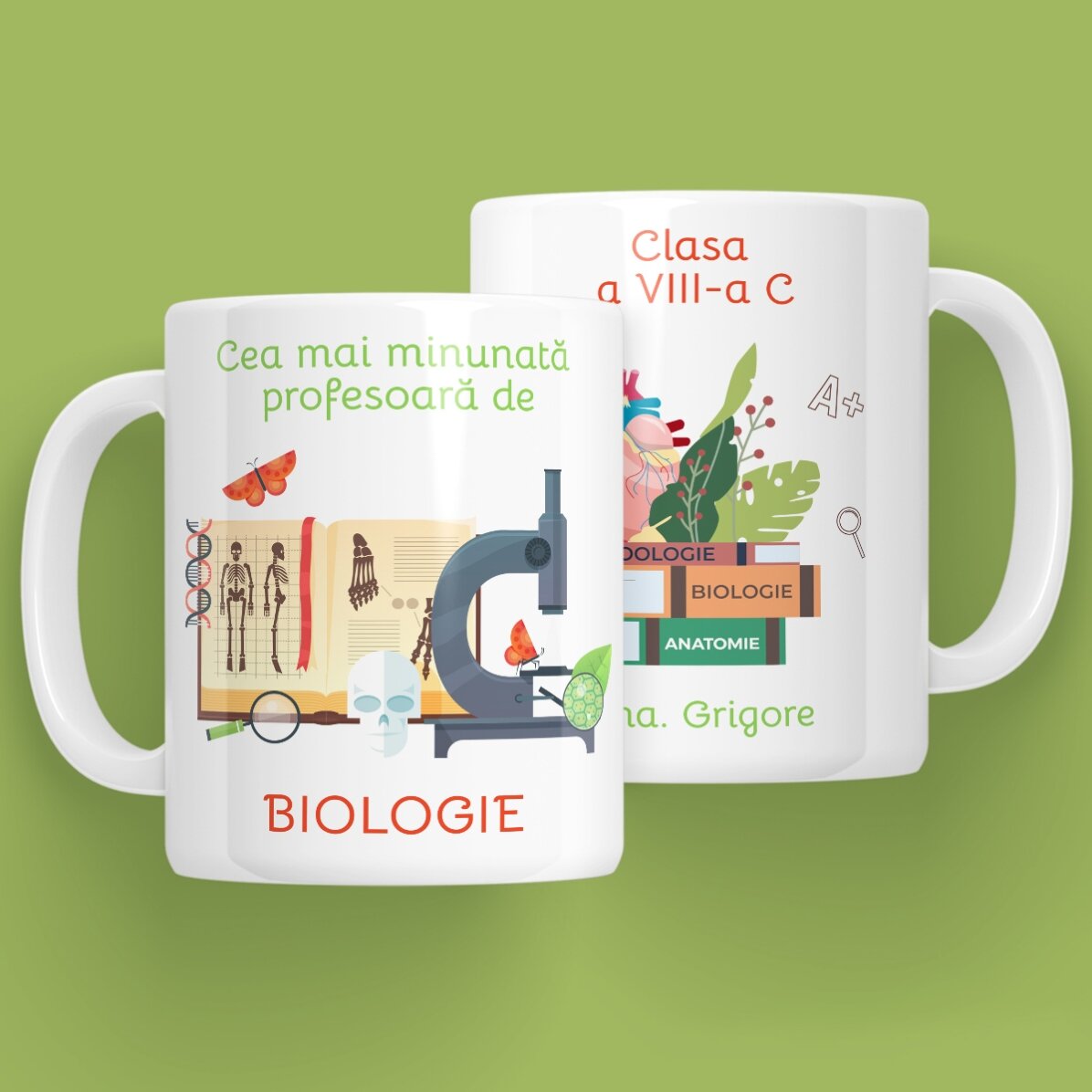 Cană personalizată cu mesaj - Profesor de Biologie