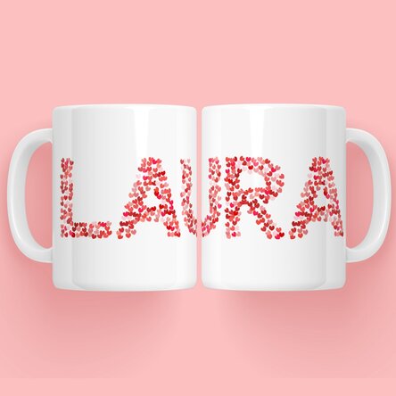 Cană personalizată cu nume - Love