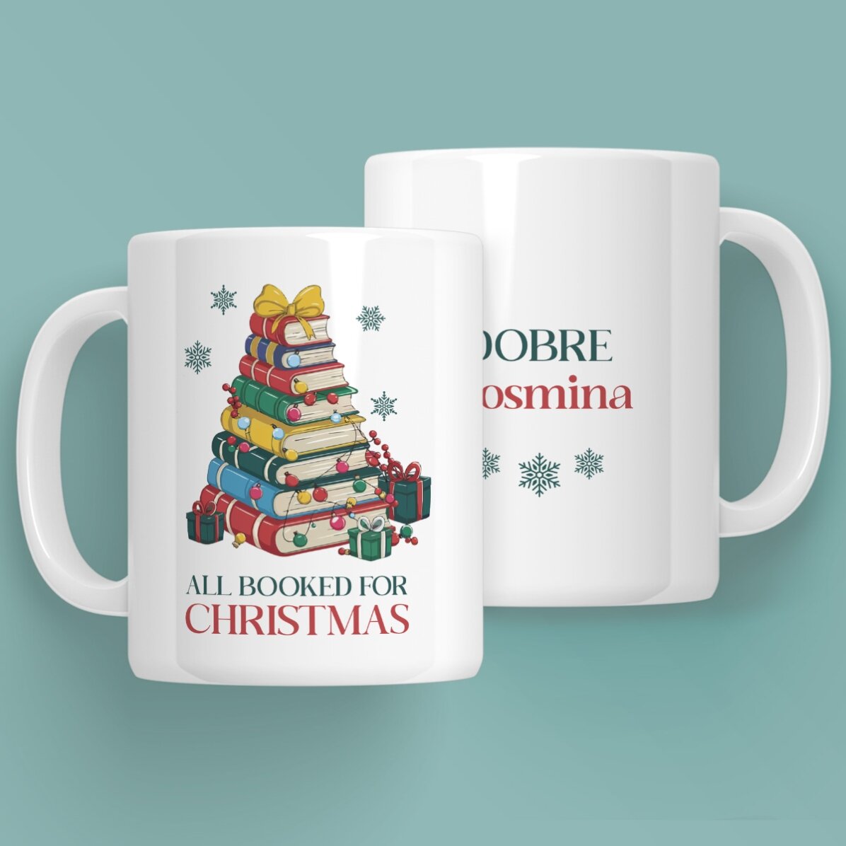 Personalised mug with name and message - Christmas