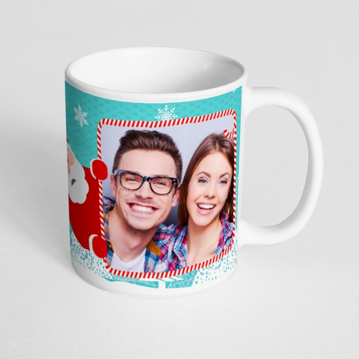 Cană personalizată cu o poză de Crăciun
