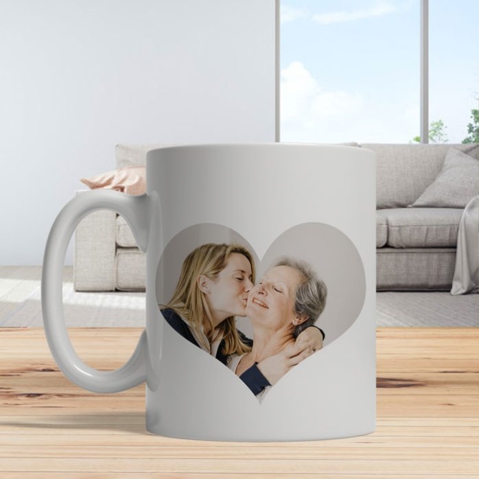 Cană personalizată cu o poză și text - Well done mum