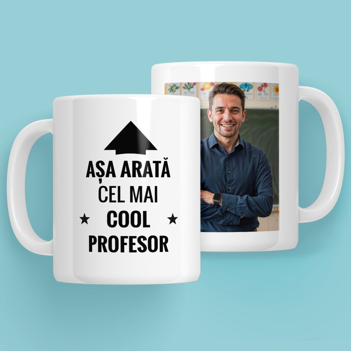 Personalised mug with photo and text - This is what it looks like