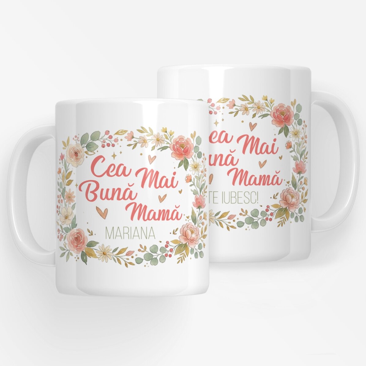 Personalised mug with text – The best mum
