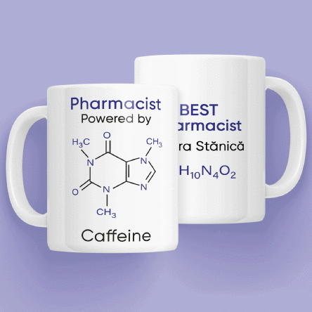 Cană personalizată cu text - Farmacist