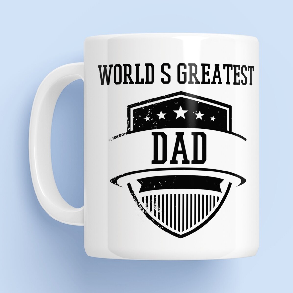 Personalised mug with text - Greatest Dad