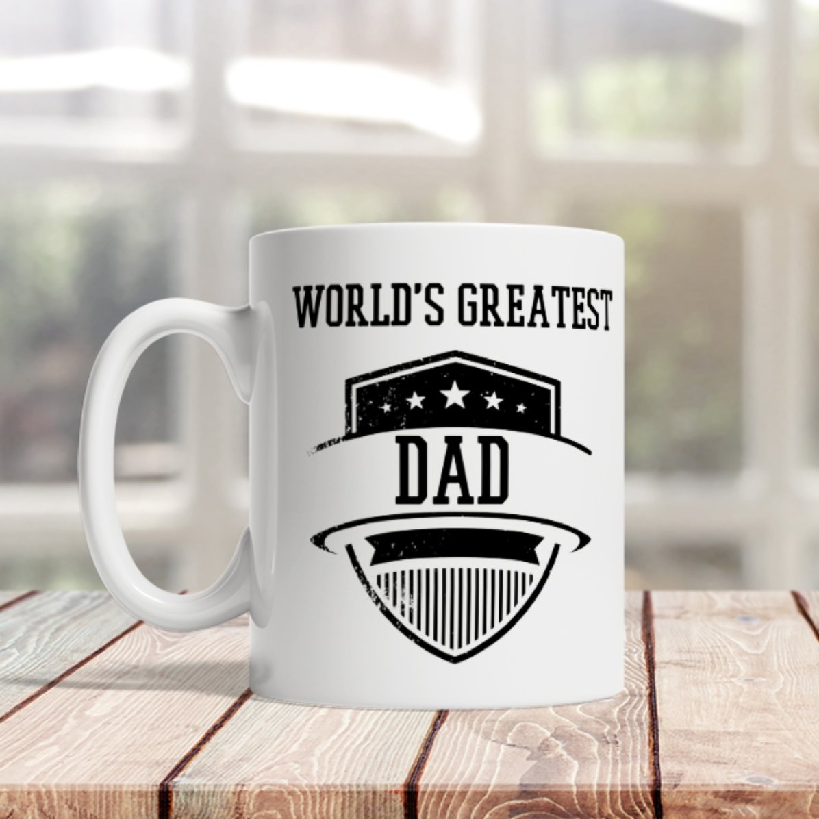 Personalised mug with text - Greatest Dad