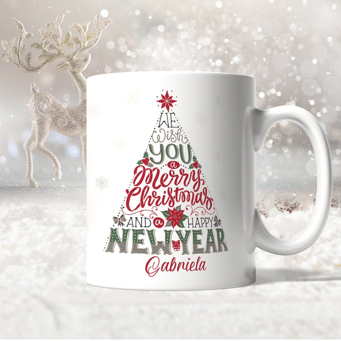 Cană personalizată cu text - Happy new year