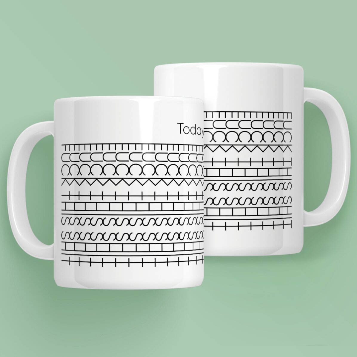 Personalised mug with text – Hidden message