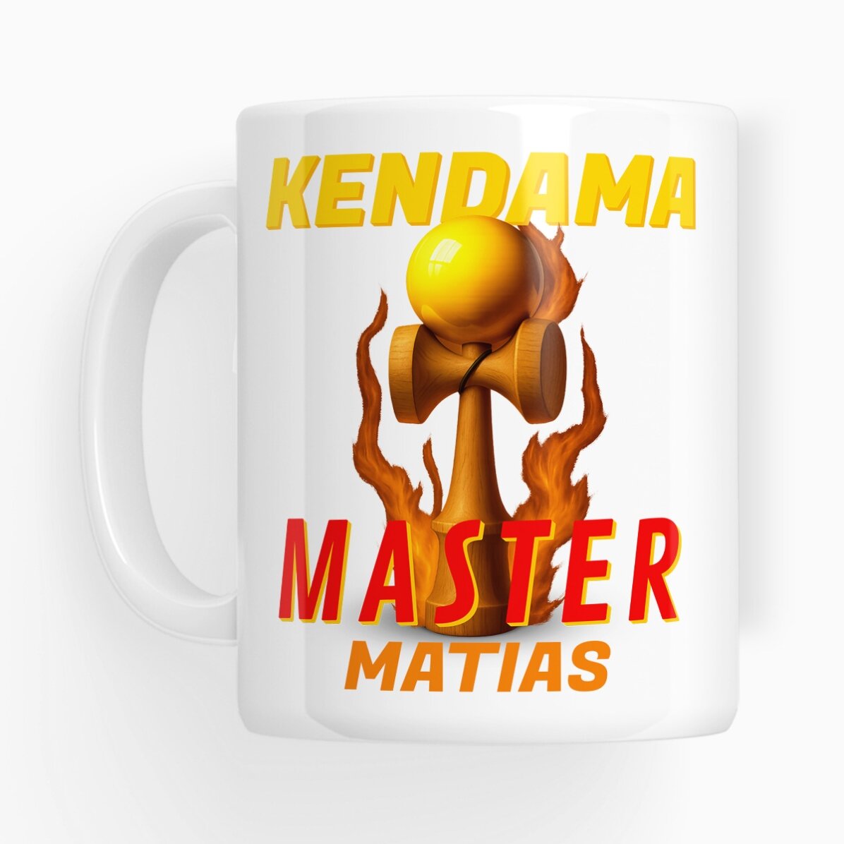 Cană personalizată cu text - Kendama Master