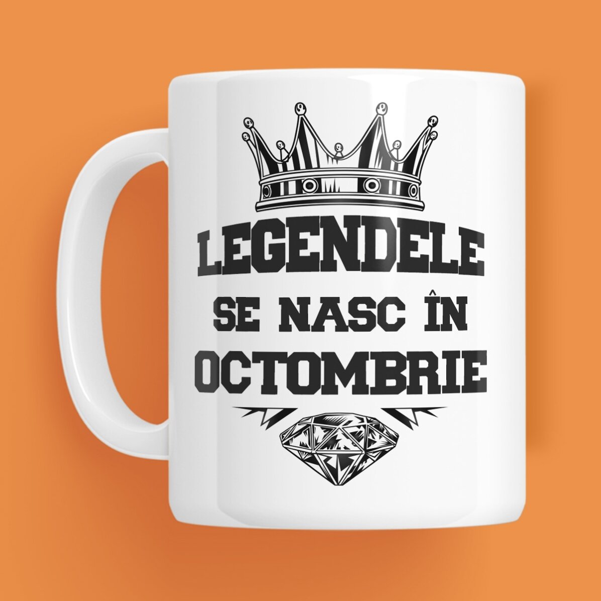 Personalised mug with text - Legends are born in...