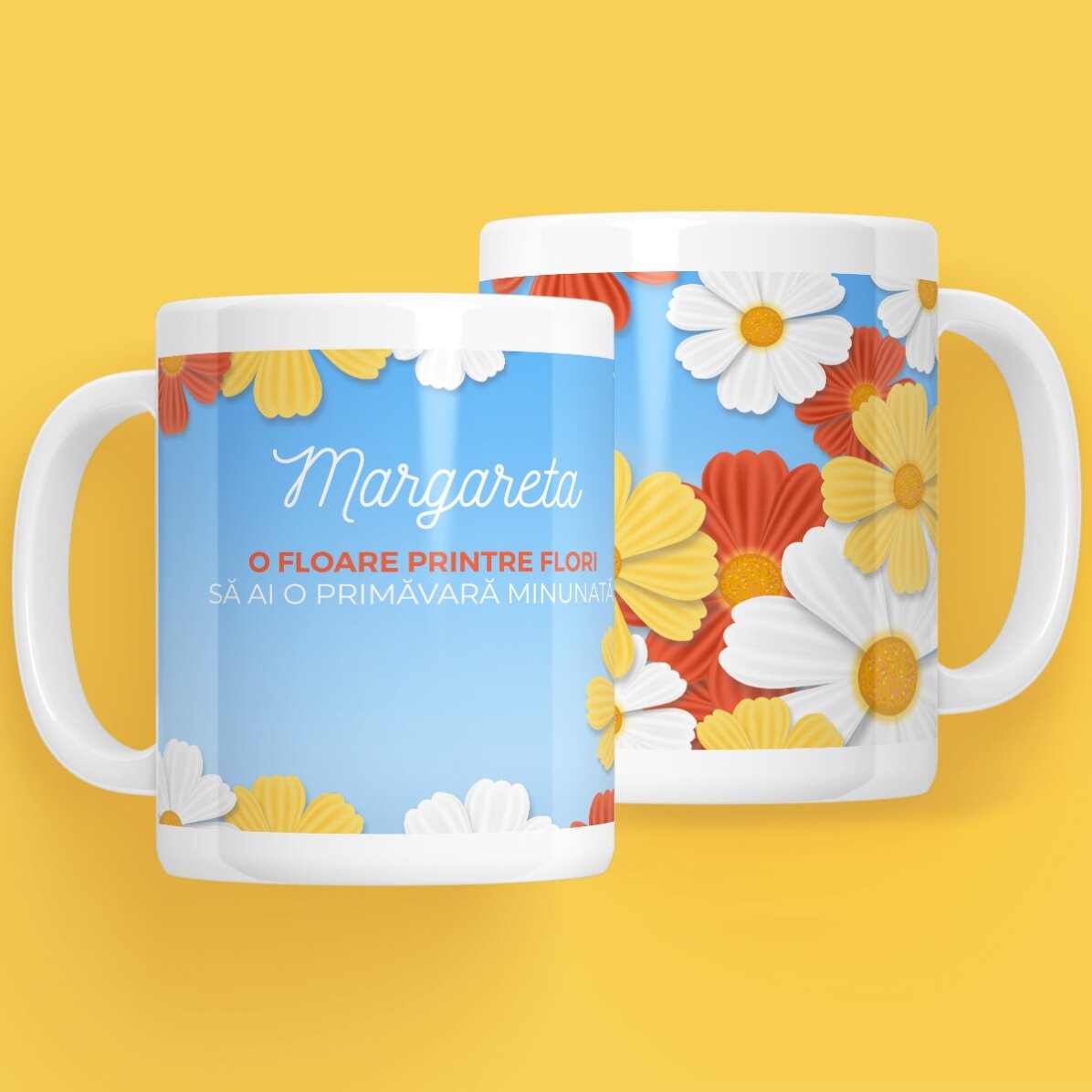 Cană personalizată cu text - Margarete