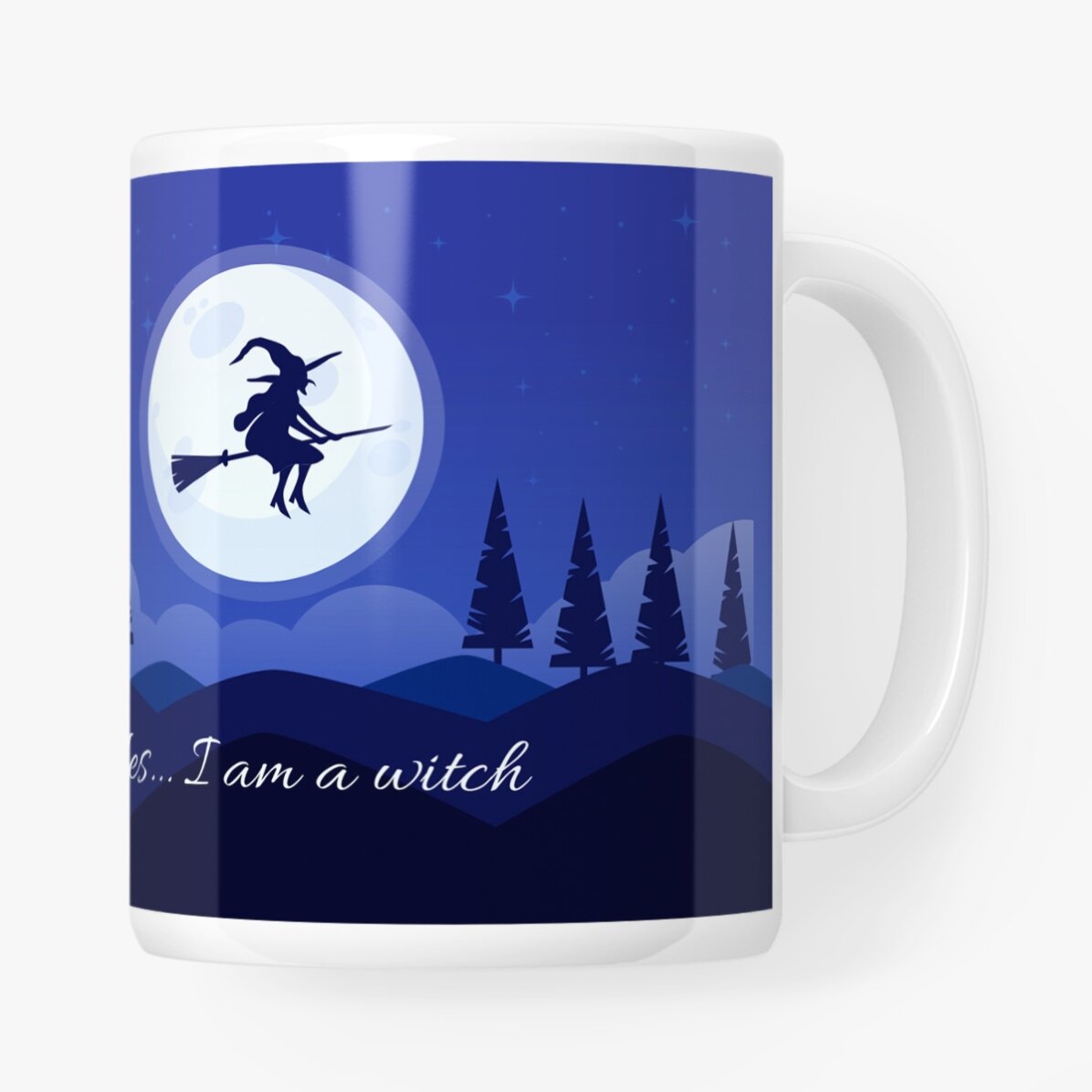 Cană personalizată cu text – model vrajitoare 