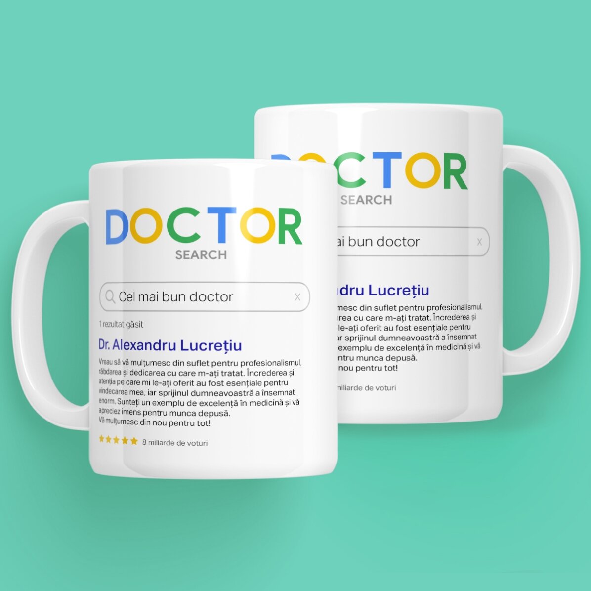 Cană personalizată cu text - Search