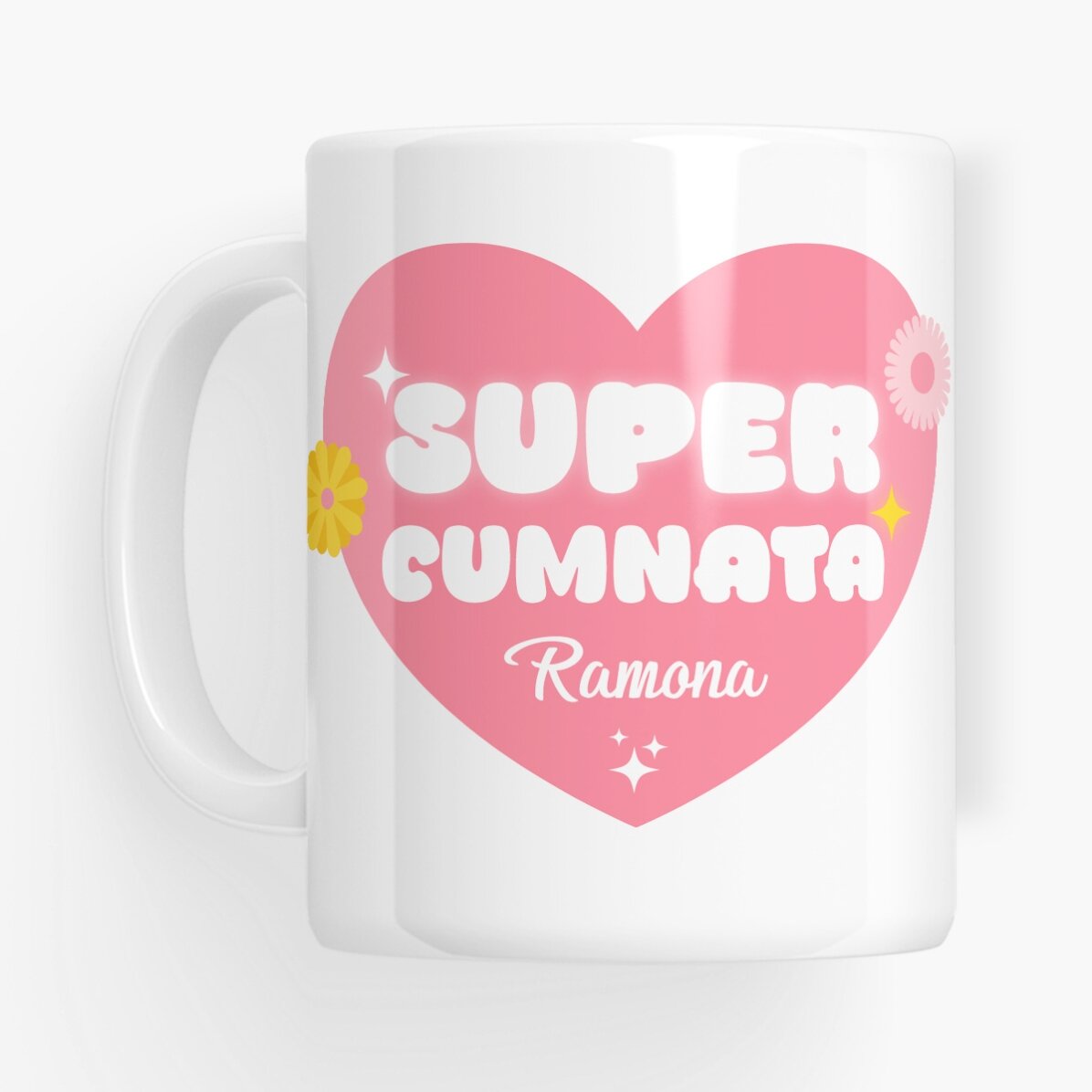 Personalised mug with text – Super sister-in-law