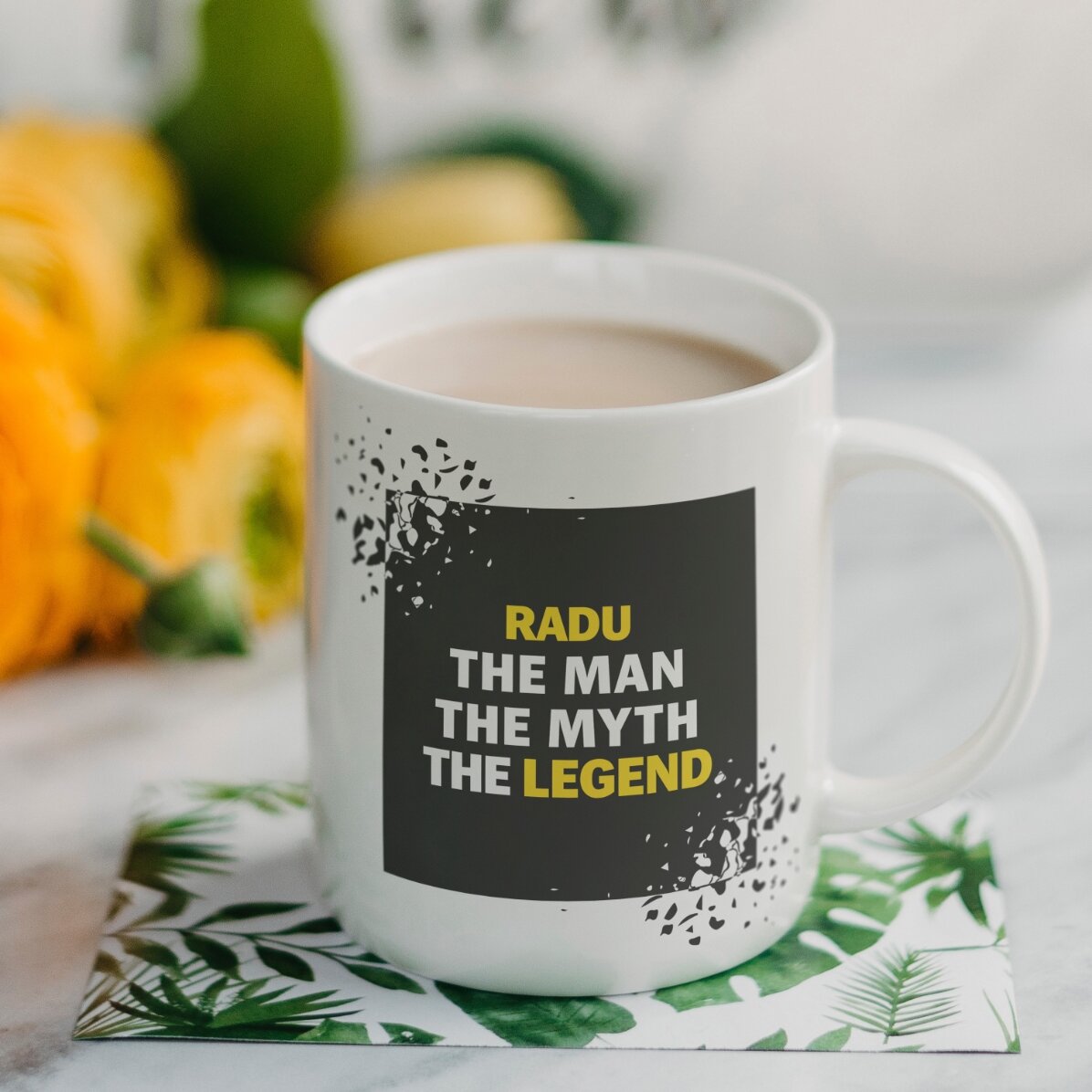 Cană personalizată cu text - The Legend