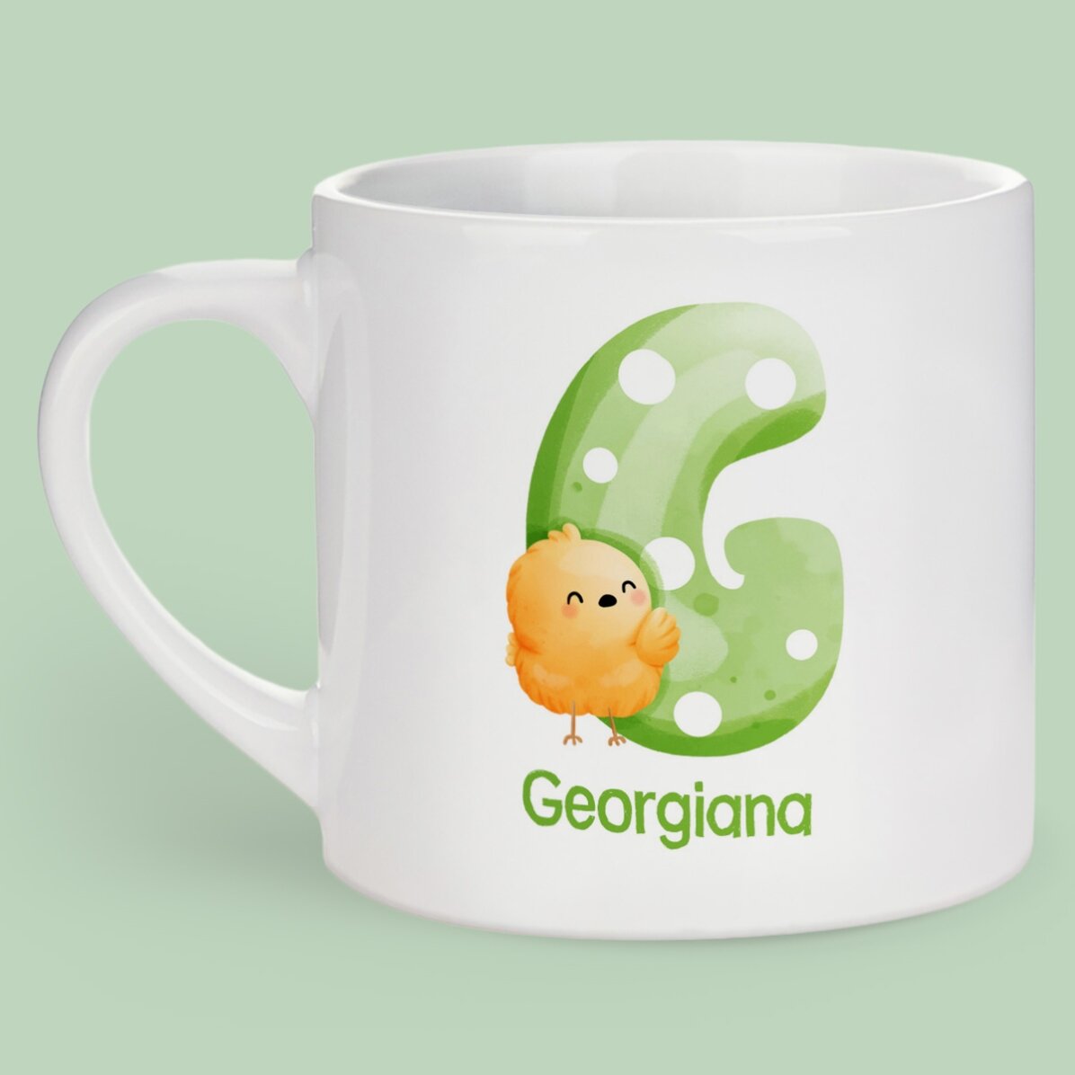 Cană personalizată pentru copii cu text - Cute