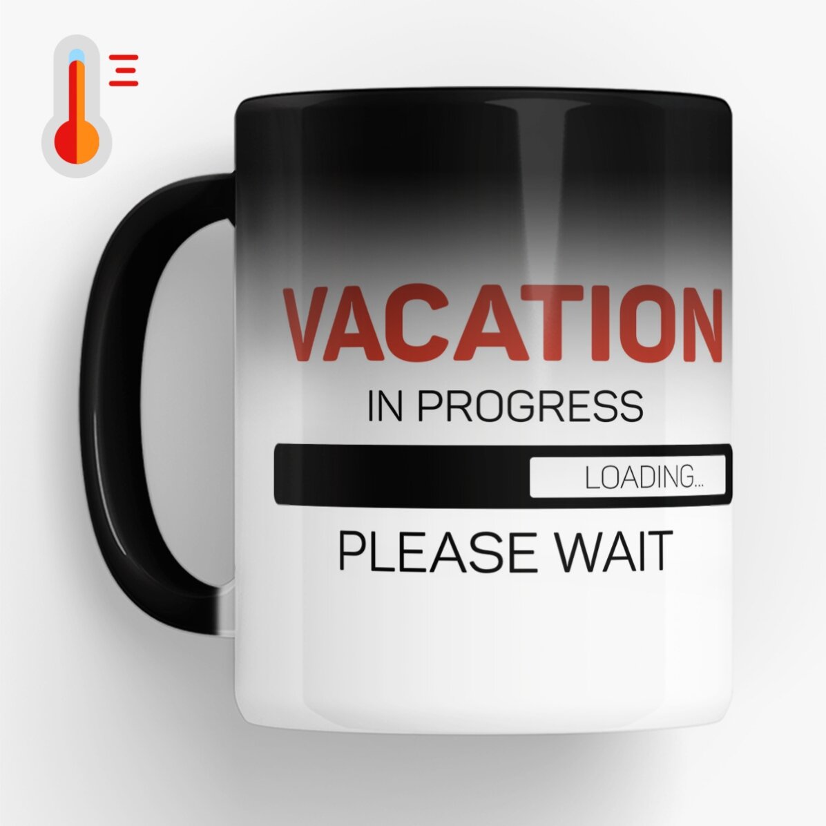 Cană termosensibilă personalizată cu text - Loading... 