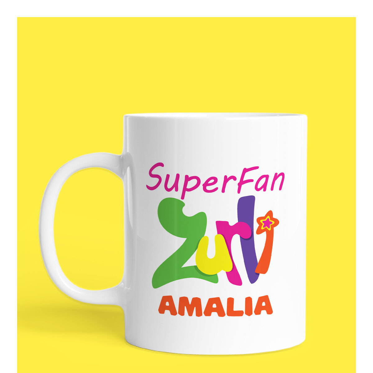 Personalised mugs under official licence from Gasca Zurli