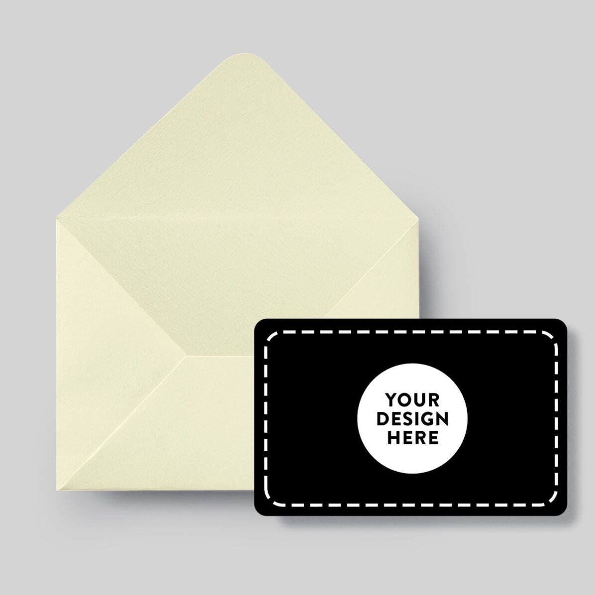 Customised double-sided aluminium business card with QR code and your graphics - Contact details