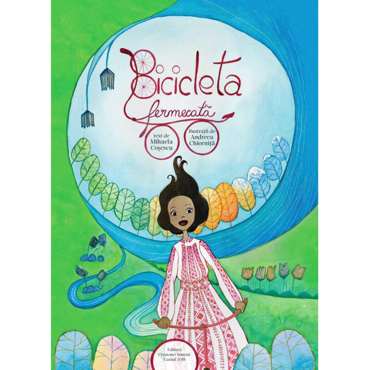 Carte pentru copii cu ilustrații - Bicicleta fermecată