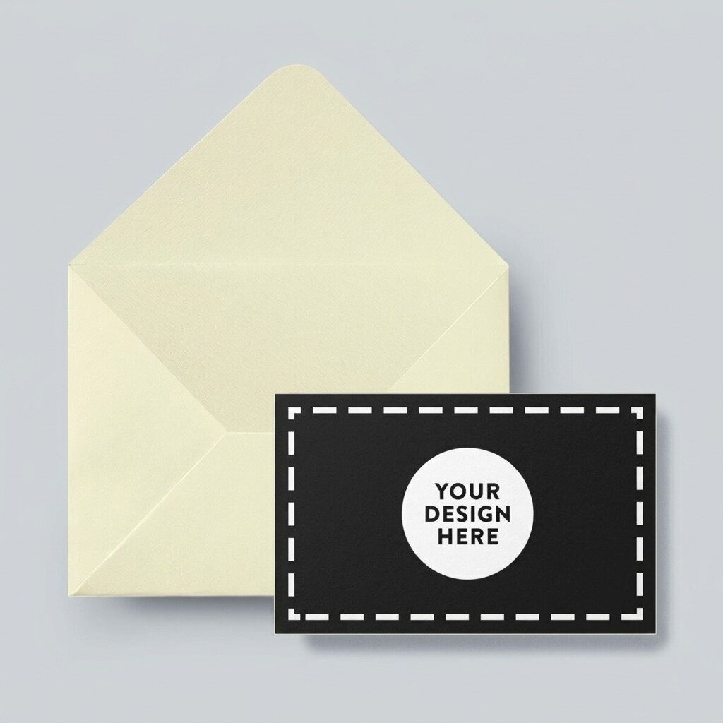 Double-sided personalised paper business cards featuring your own design