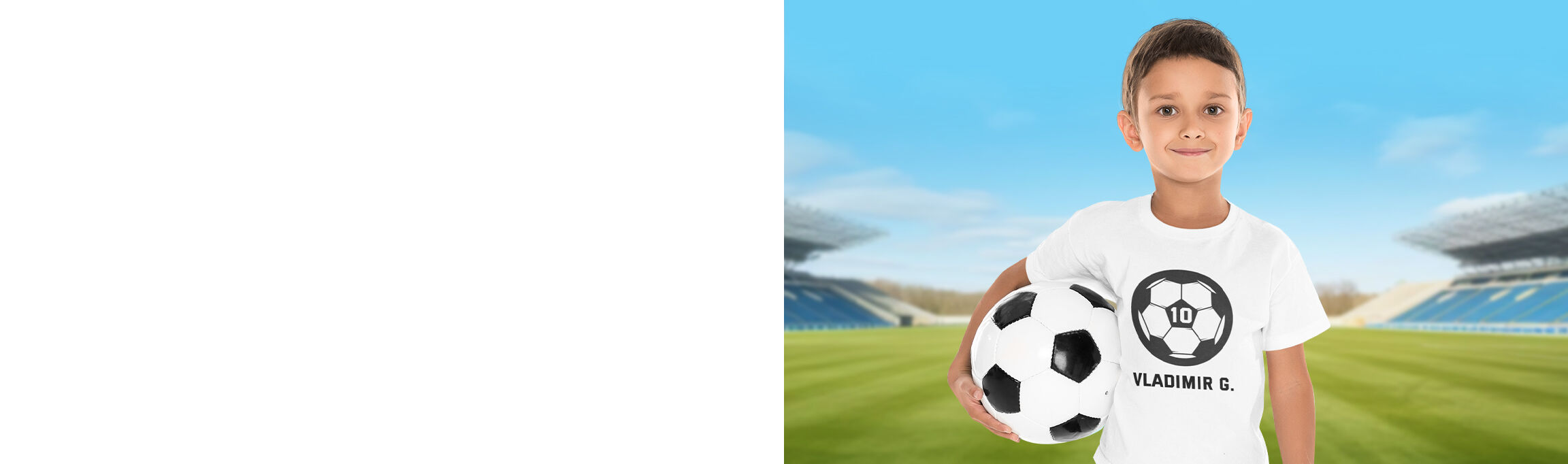 Gift collection for children who are passionate about football
