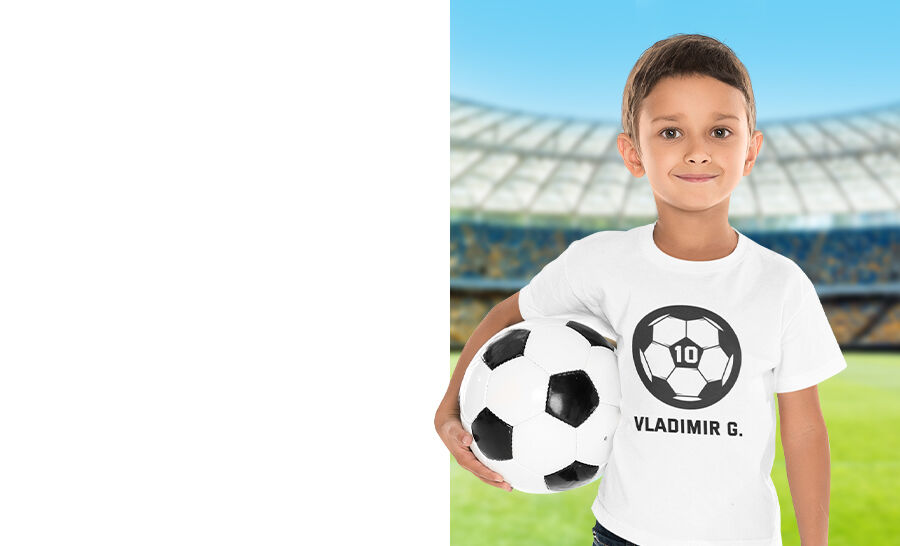 Gift collection for children who are passionate about football