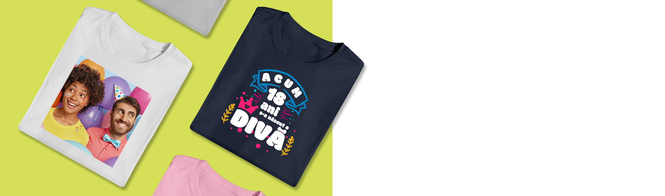 Personalised T-shirts for anniversaries